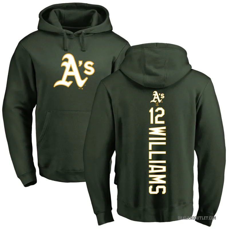 Alika Williams Men's Green Oakland Athletics Backer Pullover Hoodie