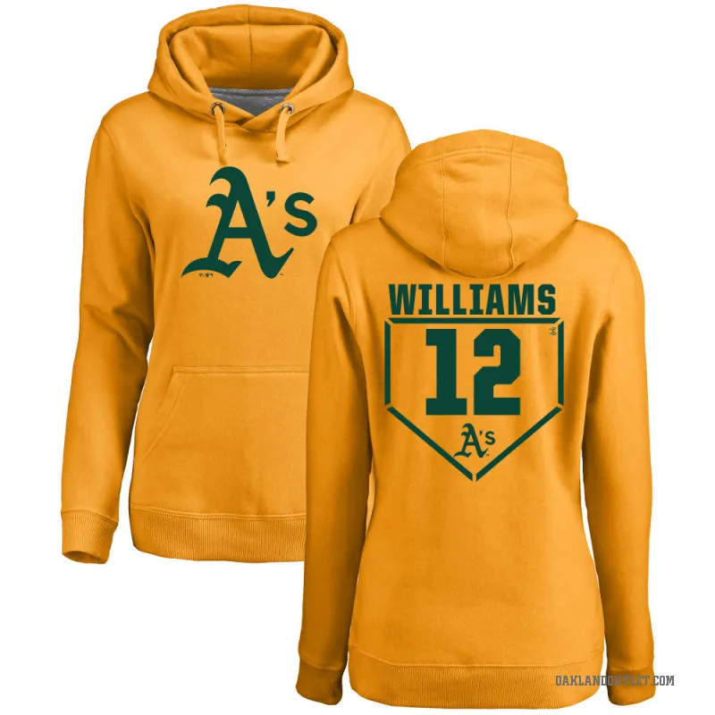 Alika Williams Women's Gold Oakland Athletics Branded RBI Pullover Hoodie -