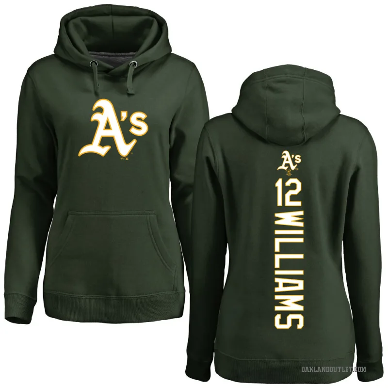 Alika Williams Women's Green Oakland Athletics Backer Pullover Hoodie