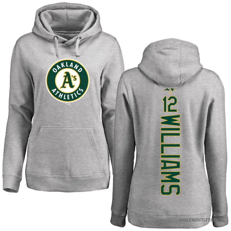 Alika Williams Women's Oakland Athletics Ash Backer Pullover Hoodie