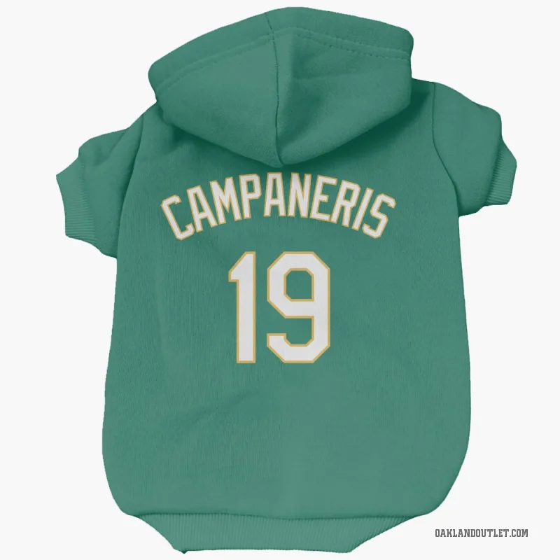 Bert Campaneris  Green Oakland Athletics   Kelly  Cat & Dog Pet Hoodie