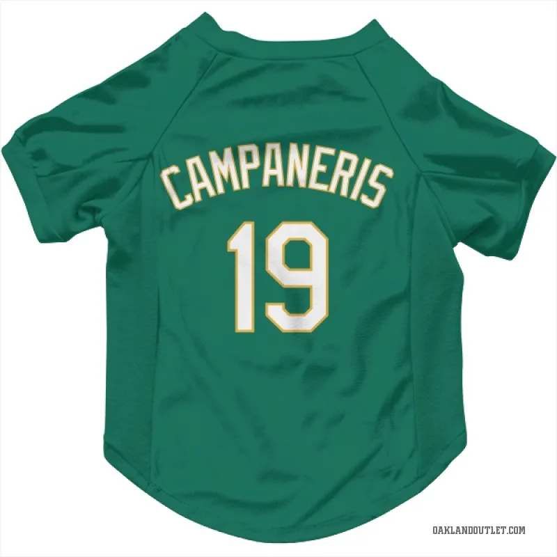 Bert Campaneris  Green Oakland Athletics   Kelly  Cat & Dog Pet Jersey