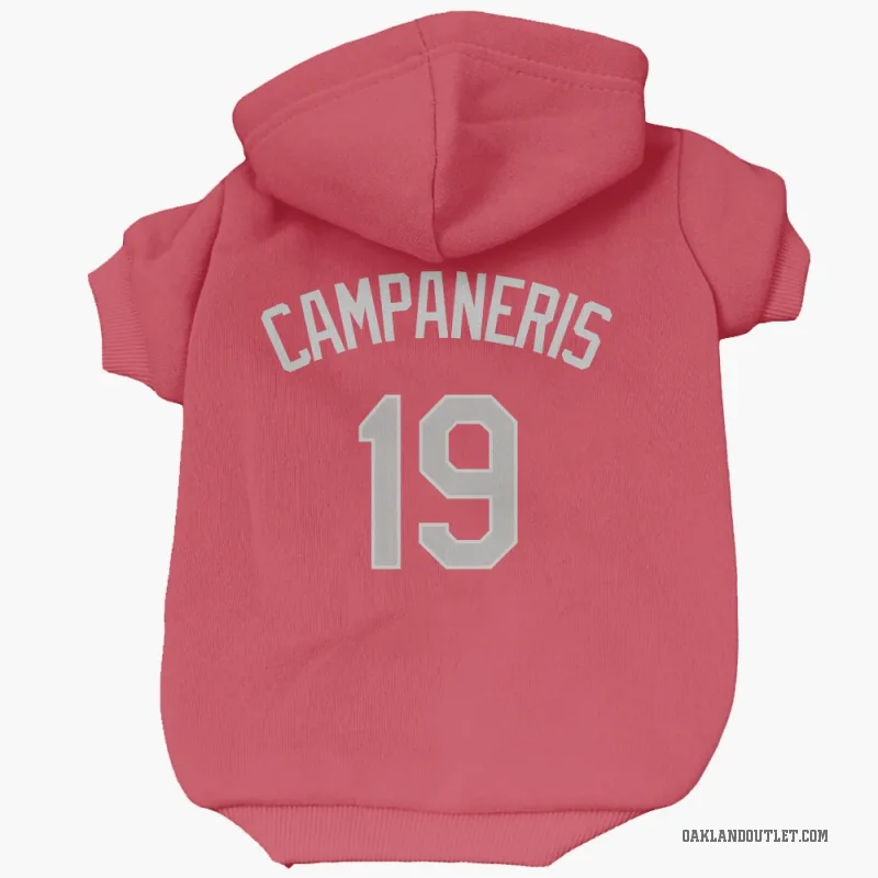 Bert Campaneris  Red Oakland Athletics  Cat & Dog Pet Hoodie