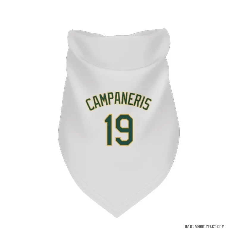 Bert Campaneris  White Oakland Athletics  Cat & Dog Pet Bandana