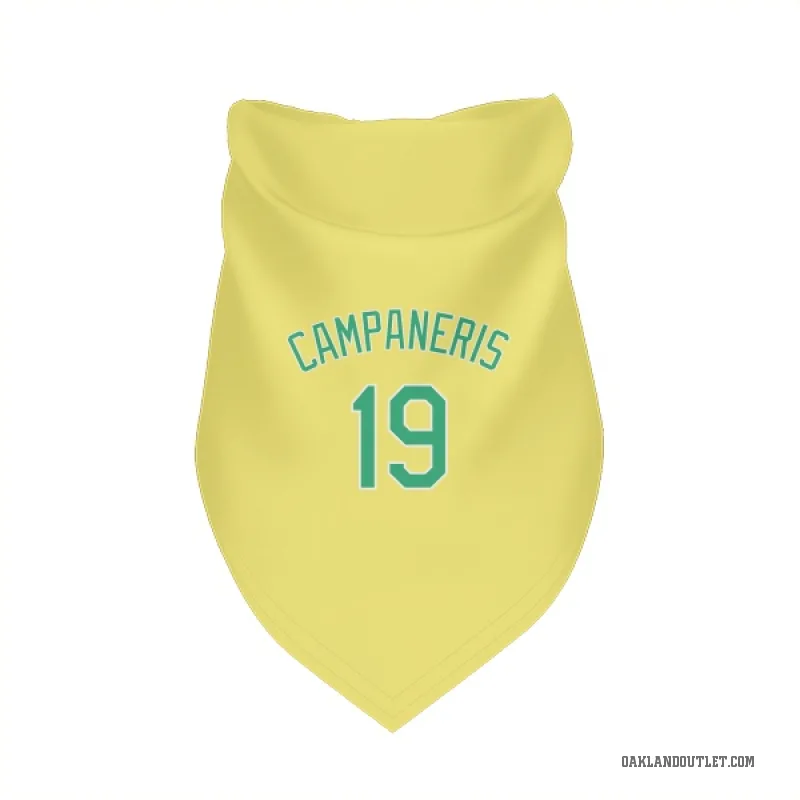 Bert Campaneris  Yellow Oakland Athletics  Cat & Dog Pet Bandana