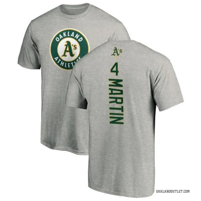 Billy Martin Youth Ash Oakland Athletics Backer T-Shirt -