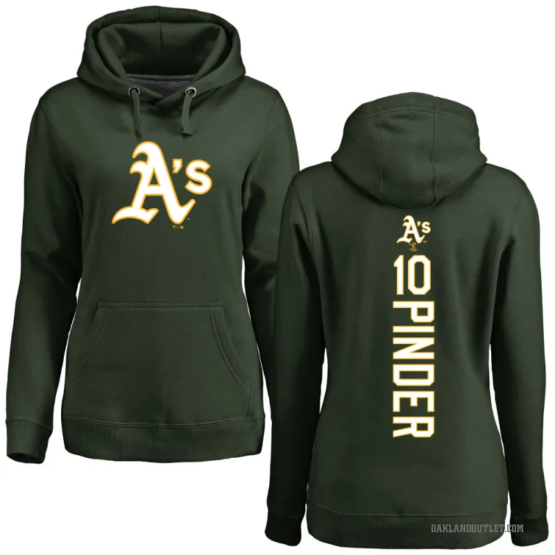 Chad Pinder Women's Green Oakland Athletics Backer Pullover Hoodie