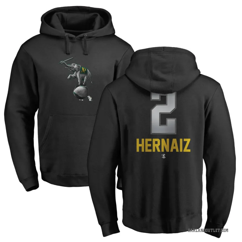 Darell Hernaiz Youth Black Oakland Athletics Branded Midnight Mascot Pullover Hoodie -