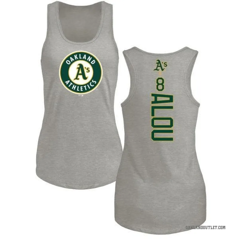 Felipe Alou Women's Ash Oakland Athletics Backer Tank Top -