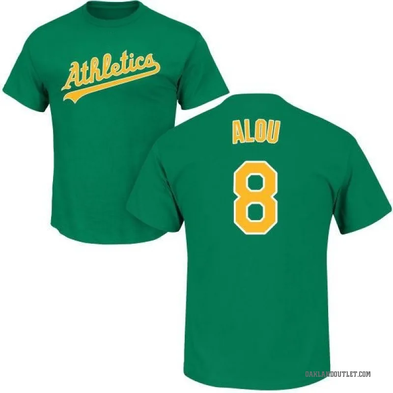 Felipe Alou Youth Green Oakland Athletics Roster T-Shirt -