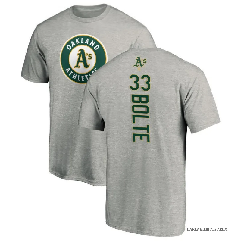 Henry Bolte Men's Ash Oakland Athletics Backer T-Shirt -