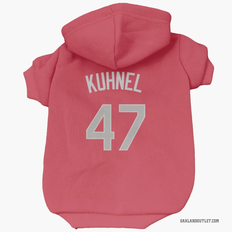 Joel Kuhnel  Red Oakland Athletics  Cat & Dog Pet Hoodie