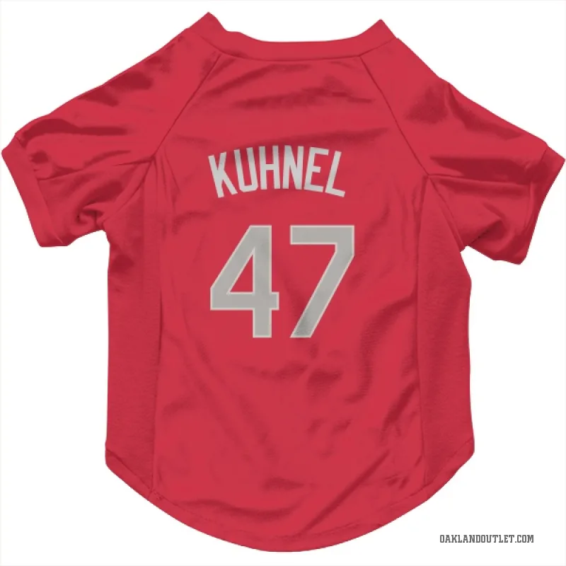 Joel Kuhnel  Red Oakland Athletics  Cat & Dog Pet Jersey