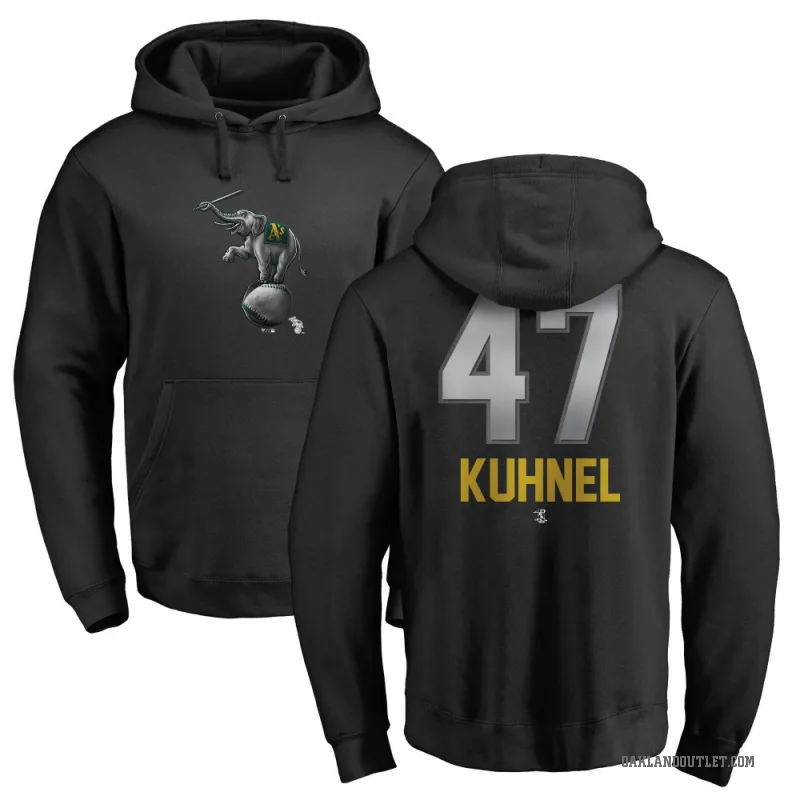 Joel Kuhnel Youth Black Oakland Athletics Branded Midnight Mascot Pullover Hoodie -