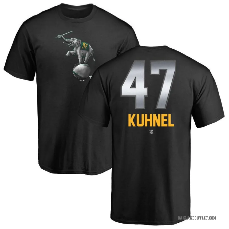 Joel Kuhnel Youth Black Oakland Athletics Midnight Mascot T-Shirt -