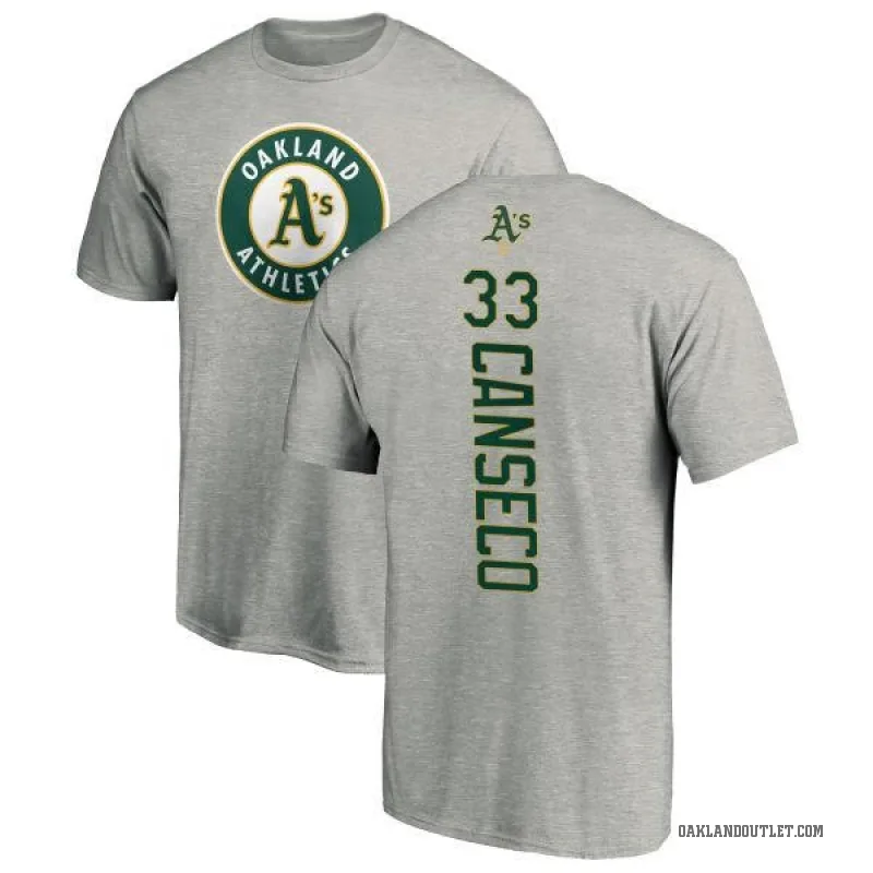 Jose Canseco Youth Ash Oakland Athletics Backer T-Shirt -