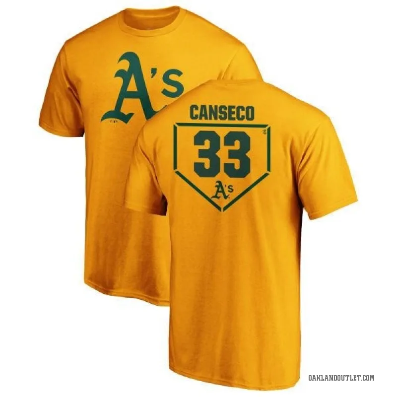 Jose Canseco Youth Gold Oakland Athletics RBI T-Shirt -