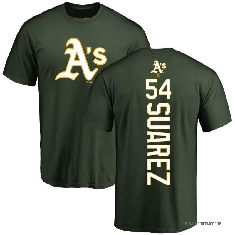 Jose Suarez Men's Green Oakland Athletics Backer T-Shirt -