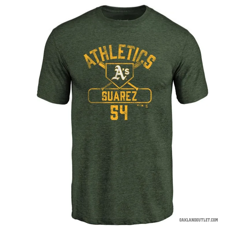Jose Suarez Men's Green Oakland Athletics Base Runner T-Shirt -