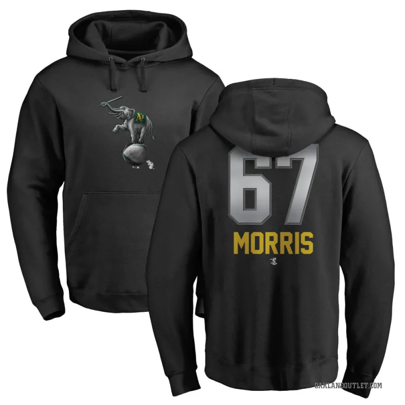 Kade Morris Youth Black Oakland Athletics Branded Midnight Mascot Pullover Hoodie -