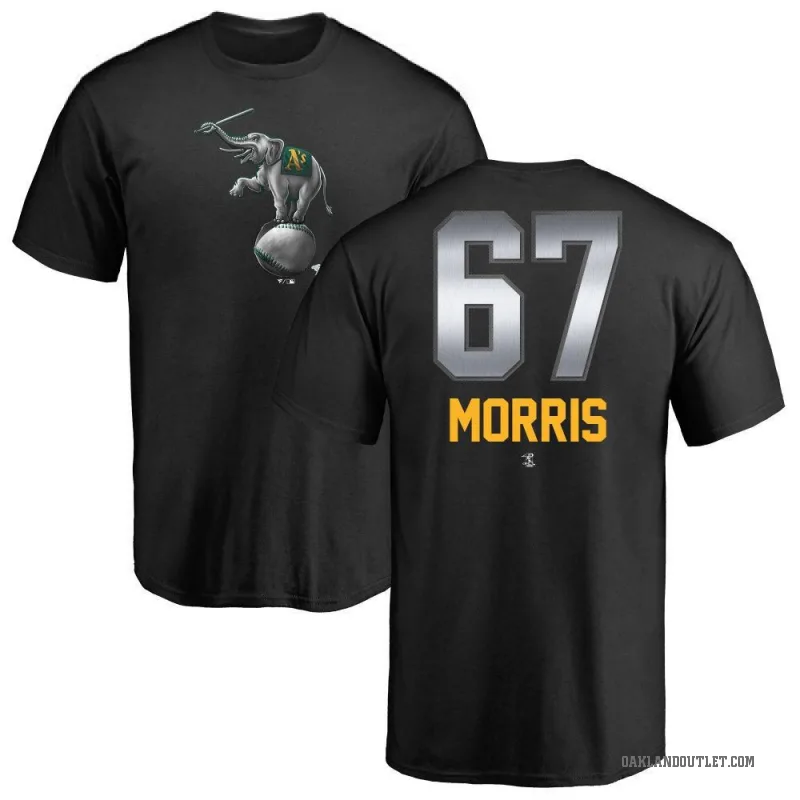 Kade Morris Youth Black Oakland Athletics Midnight Mascot T-Shirt -