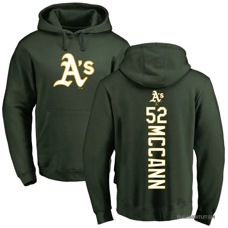 Kyle McCann Youth Green Oakland Athletics Backer Pullover Hoodie