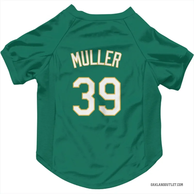 Kyle Muller  Green Oakland Athletics   Kelly  Cat & Dog Pet Jersey