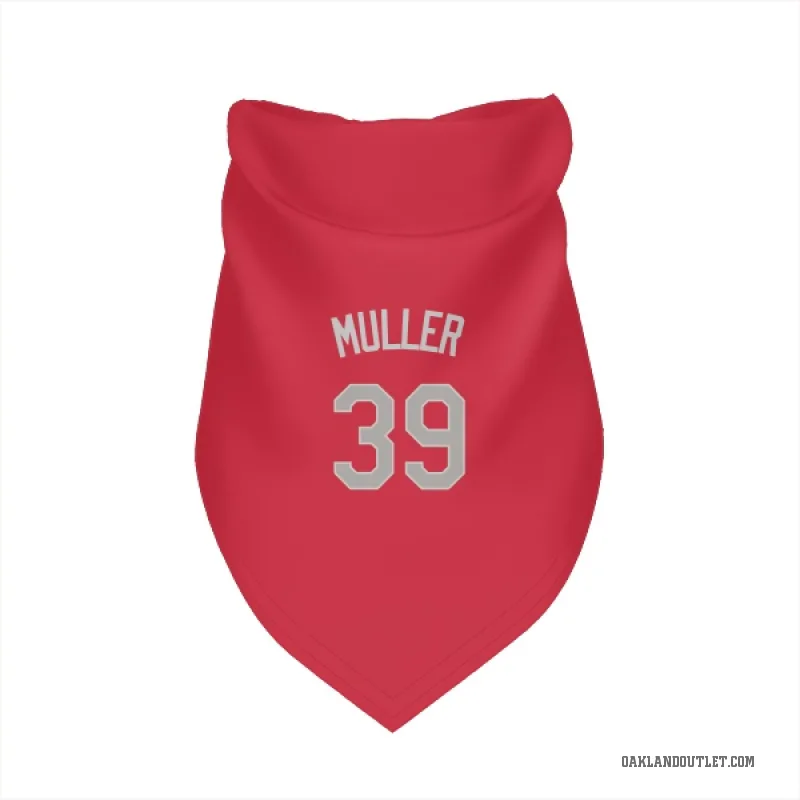 Kyle Muller  Red Oakland Athletics  Cat & Dog Pet Bandana