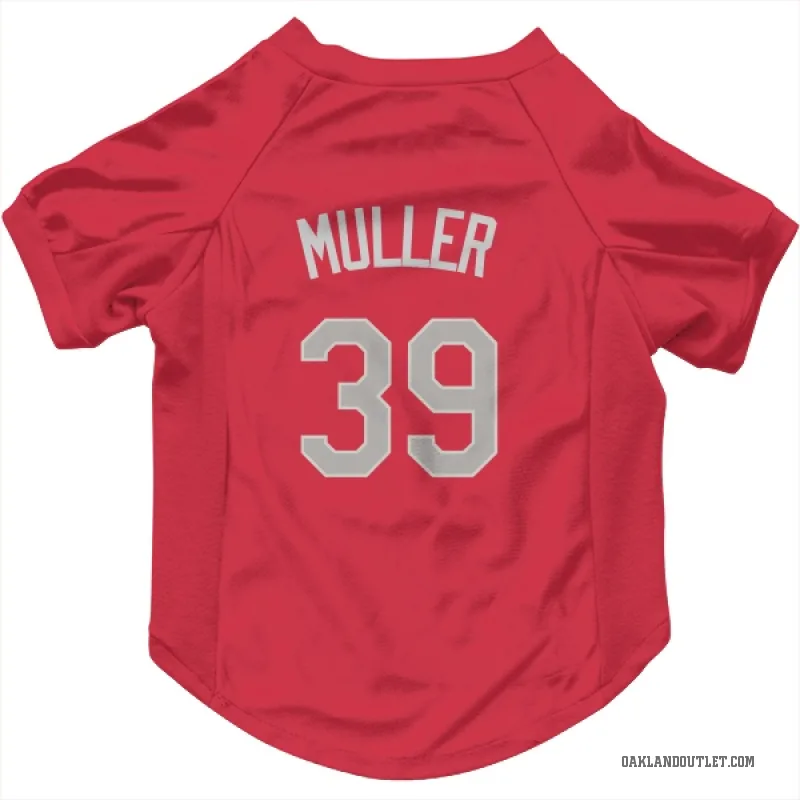 Kyle Muller  Red Oakland Athletics  Cat & Dog Pet Jersey