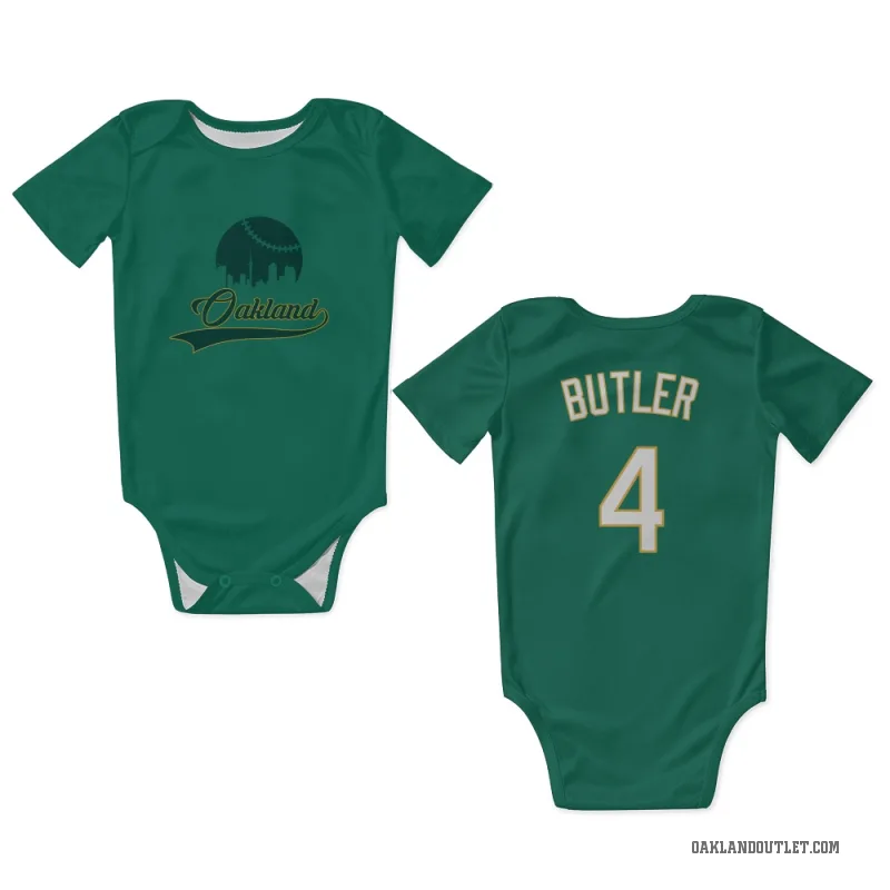 Lawrence Butler  Green Oakland Athletics   Kelly  Newborn & Infant Bodysuit