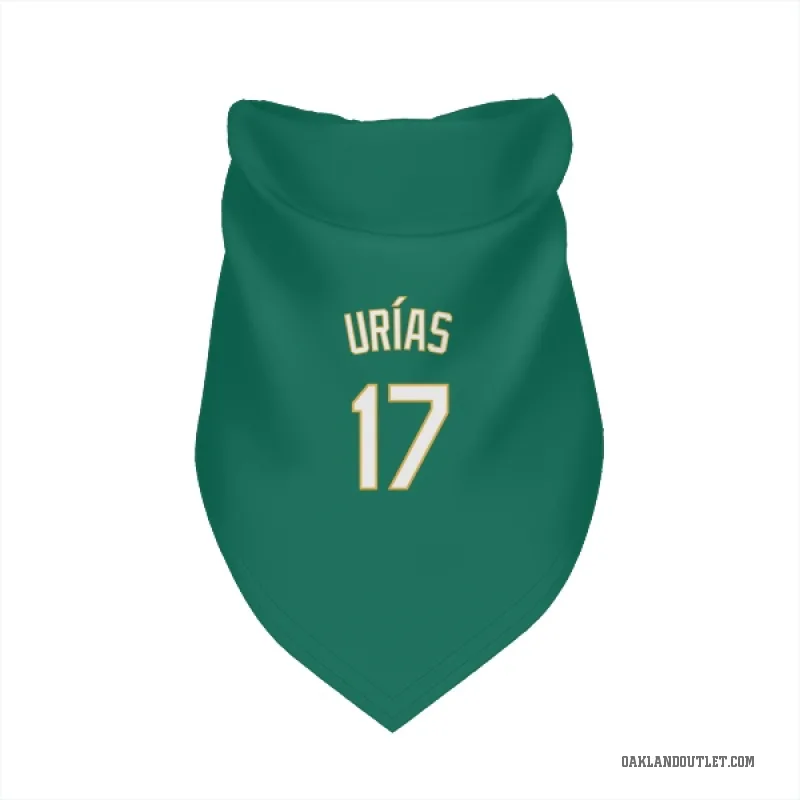Luis Urias  Green Oakland Athletics   Kelly  Cat & Dog Pet Bandana