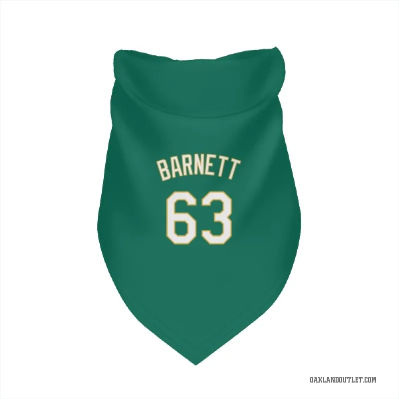 Mason Barnett Green Oakland Athletics Kelly Cat & Dog Pet Bandana