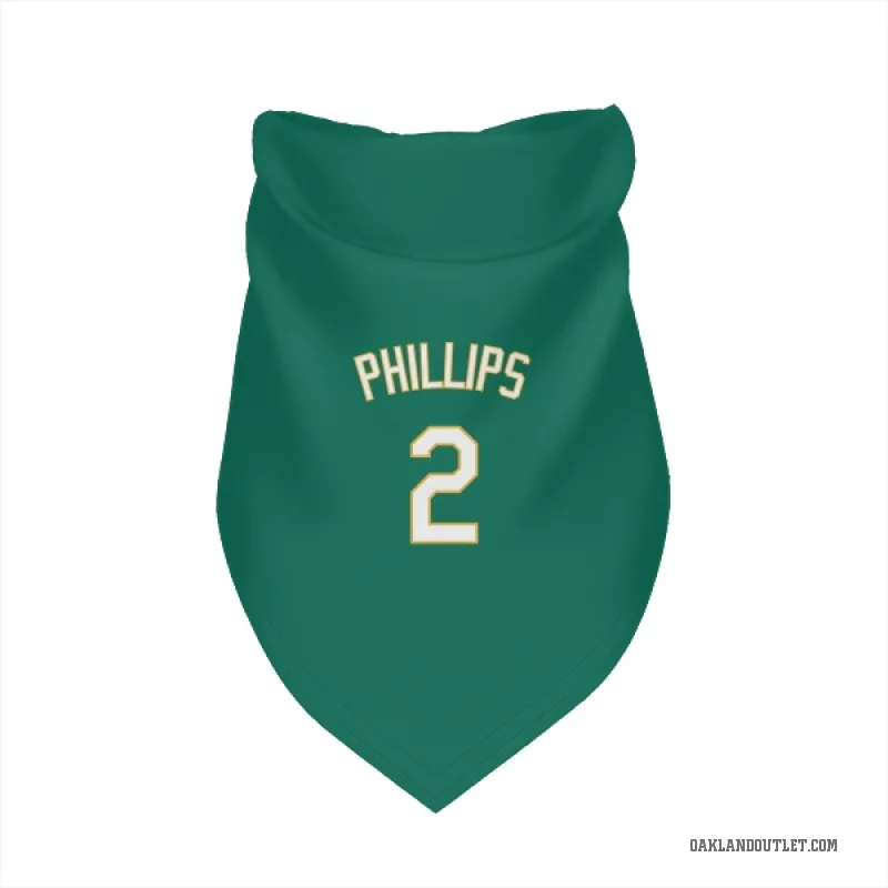 Tony Phillips  Green Oakland Athletics   Kelly  Cat & Dog Pet Bandana