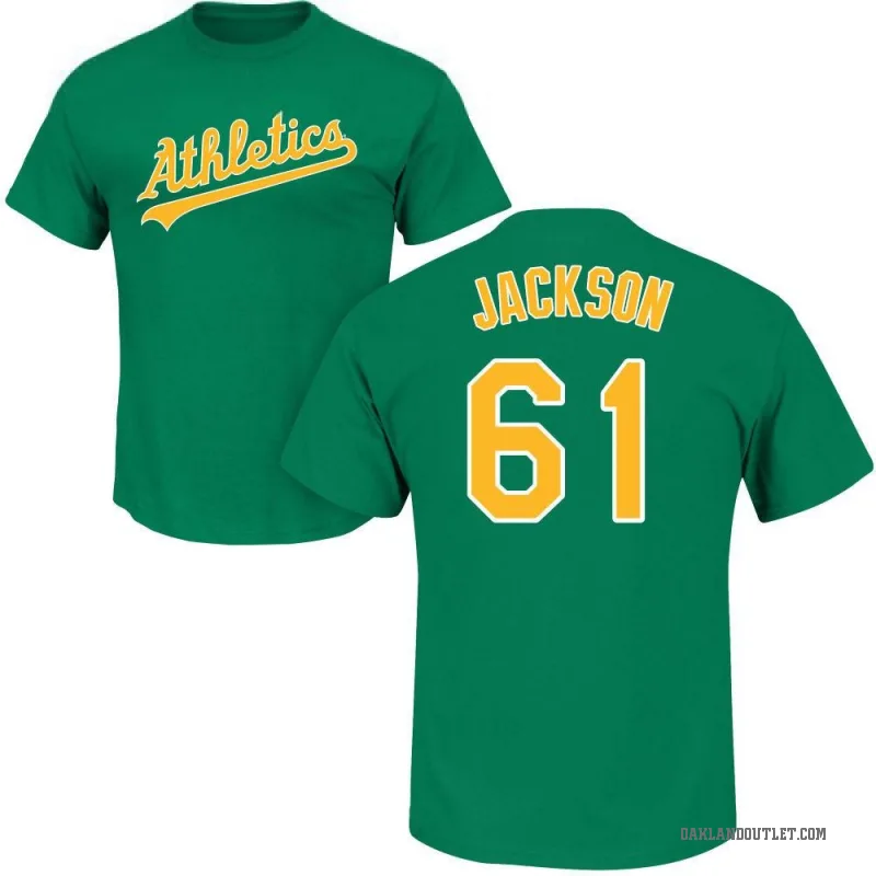 Zach Jackson Youth Green Oakland Athletics Roster T-Shirt -
