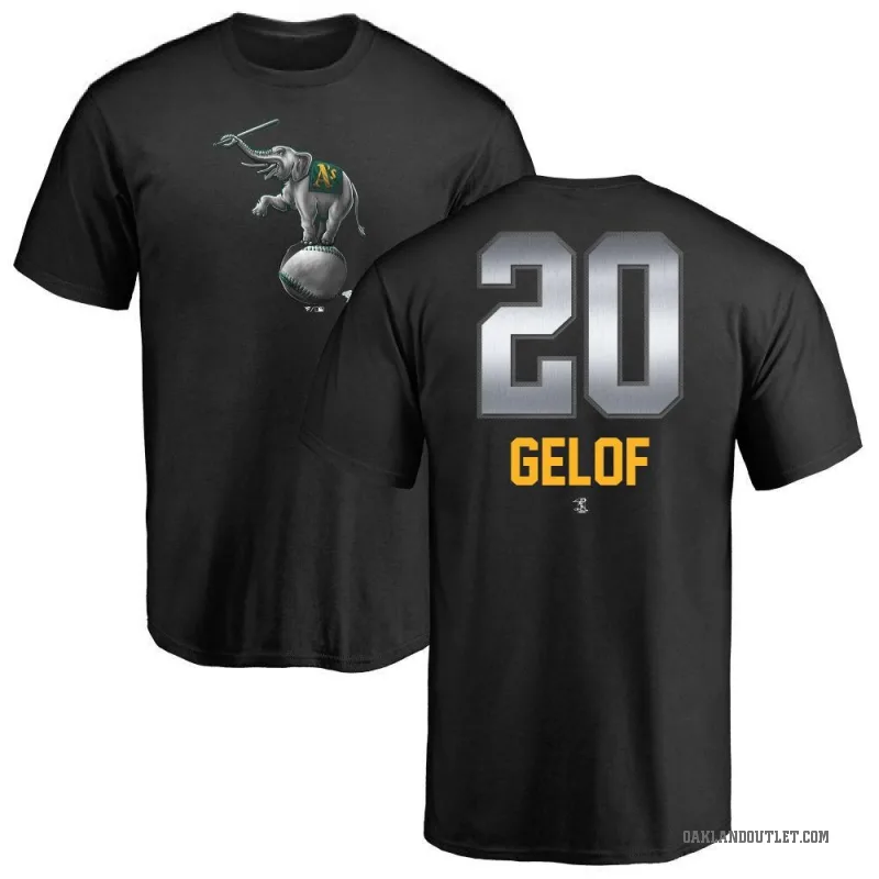 Zack Gelof Youth Black Oakland Athletics Midnight Mascot T-Shirt -